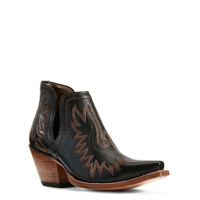 Ariat® Ladies Dixon Brooklyn Black Western Ankle Boots 10029653
