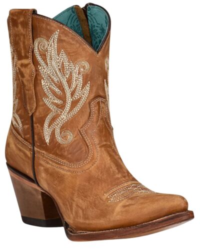 Corral Women's Embroidered Western Fashion Booties - Pointed Toe - A4218